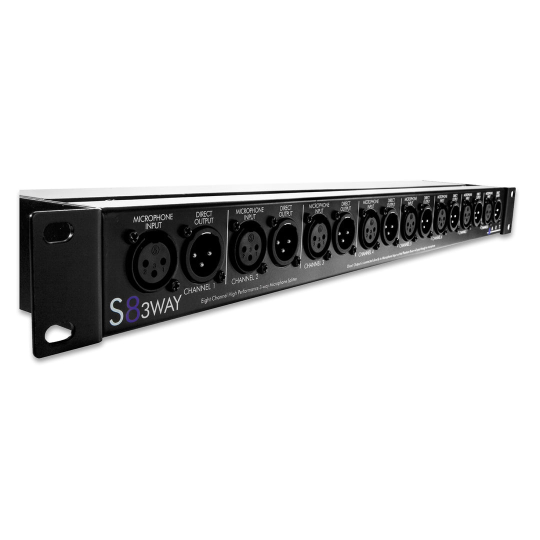 ART-8CH 3 WAY MIC SPLITTER-BALANCED