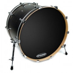 Evans BD22RBNP EQ3 Resonant No Port Head Drum - Black - 22''