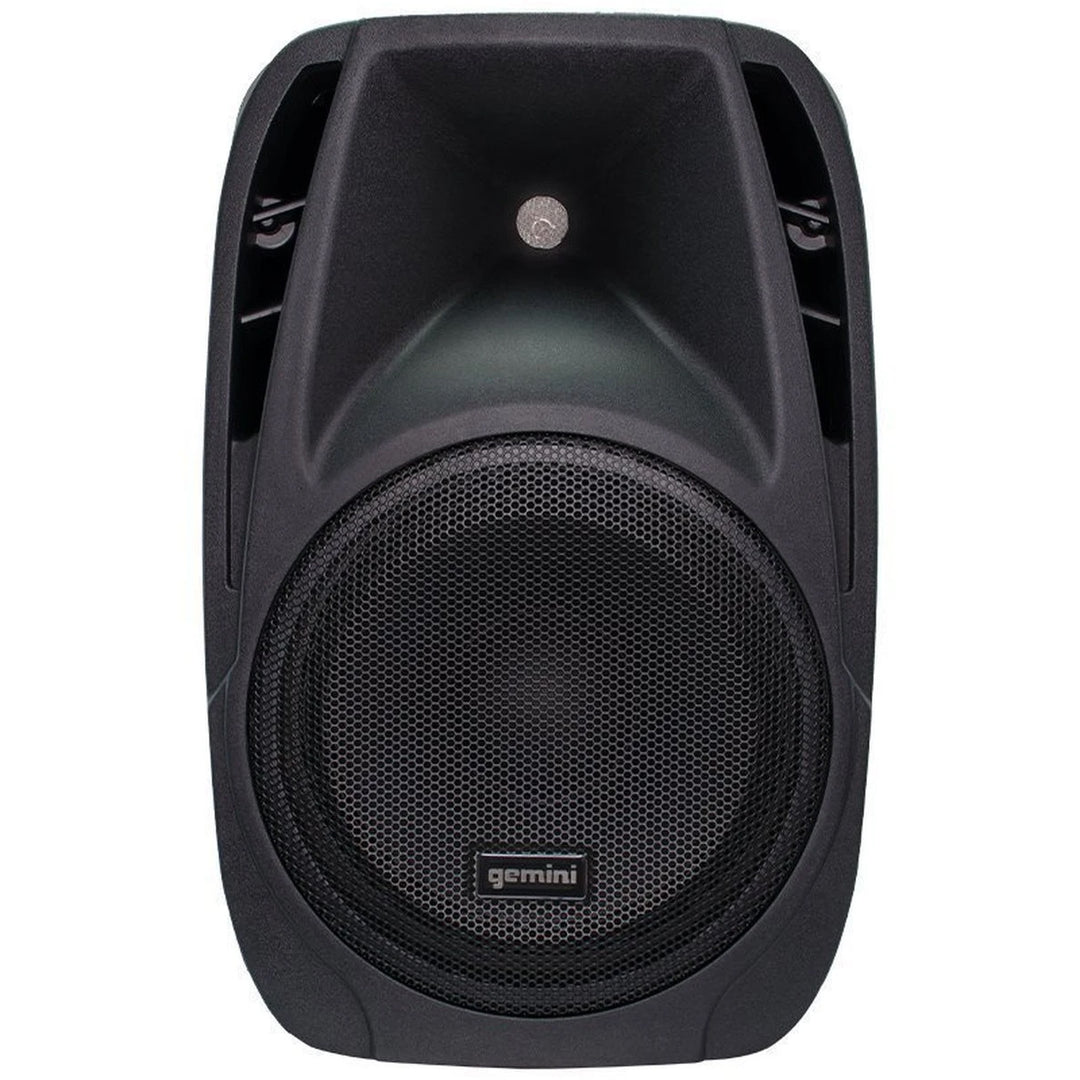 Gemini ES-210MXBLU PA System w/ 2x 10” Speakers, 8-Channel Bluetooth Mixer & Microphone