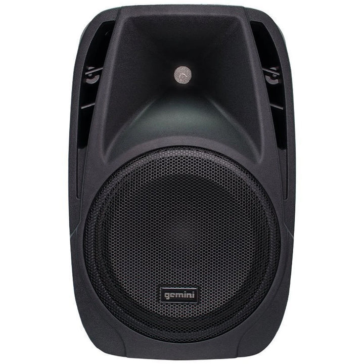 Gemini ES-210MXBLU PA System w/ 2x 10” Speakers, 8-Channel Bluetooth Mixer & Microphone