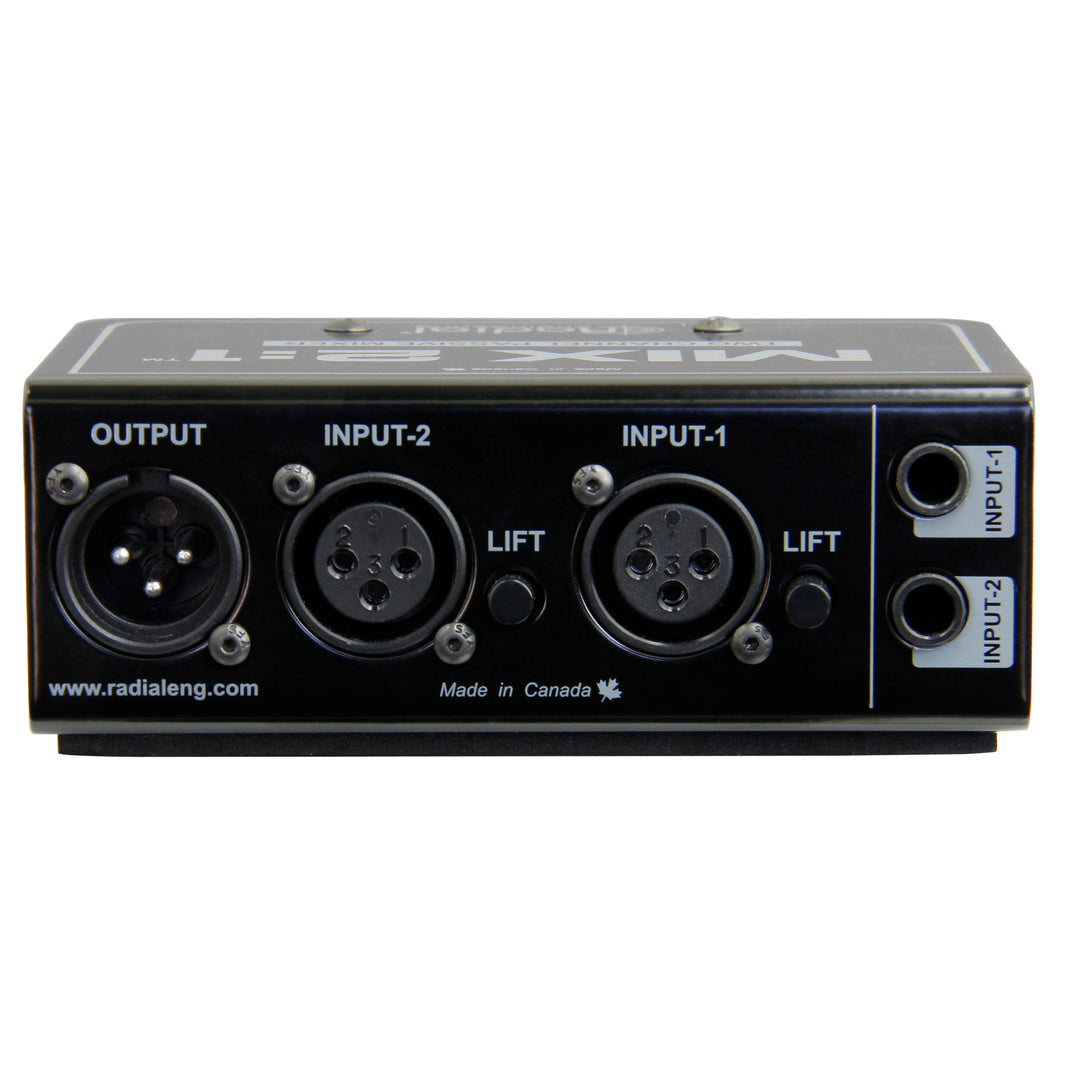 Radial MIX 2:1 2-Channel Audio Combiner & Mixer