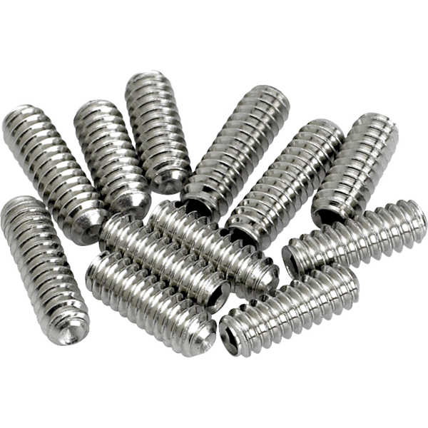 Fender American Vintage Strat-Tele Saddle Height Adjustment Screws (12) - Nickel
