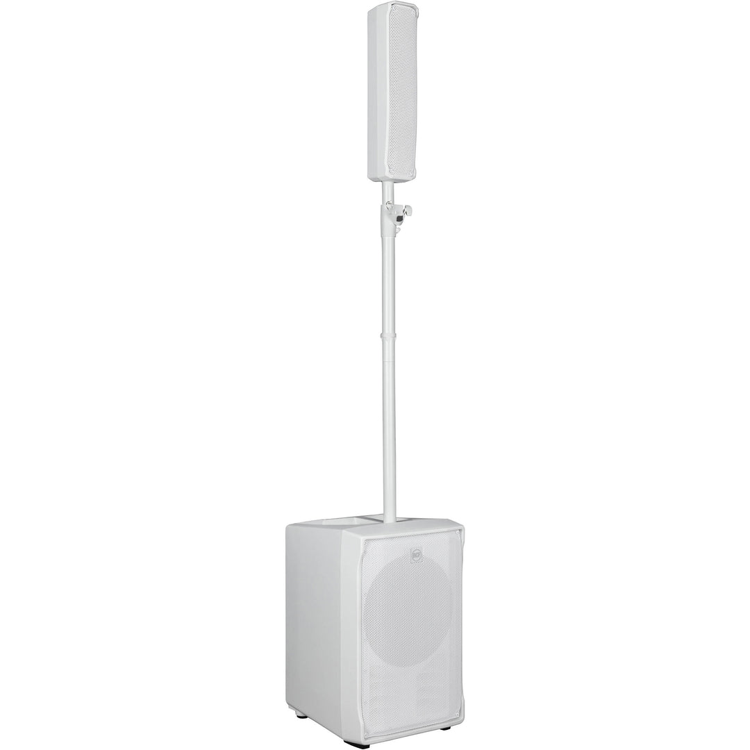 RCF EVOX JMIX8 Active 12" 1400W Portable Line Array PA System w/ Mixer (White)