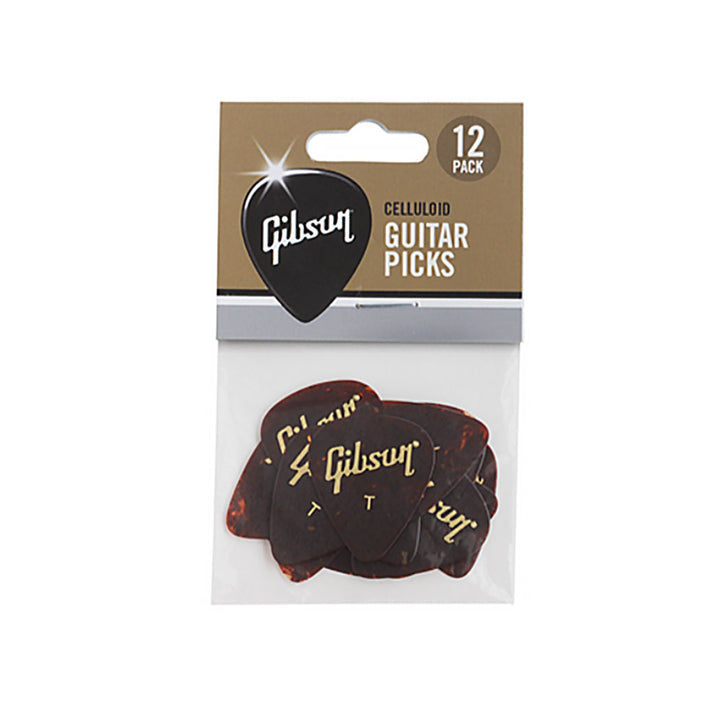 Gibson GG-74TT/12 Standard Pick THIN - Tortoise Shell (12 Pack)