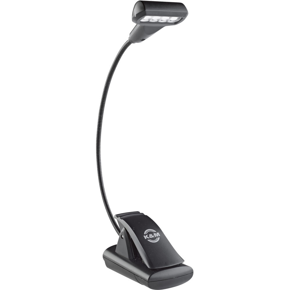 K&M 12272 4-LED T-Model FlexLight for Music Stands - Black