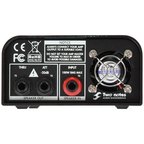 Two Notes Torpedo Captor (8 Ohm) Reactive Load Box, Attenuator