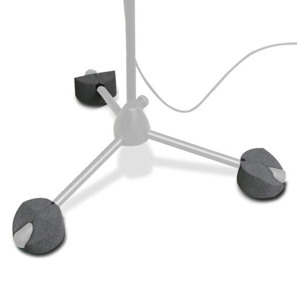 Primacoustic TriPad Tripod microphone stand isolator (Charcoal)