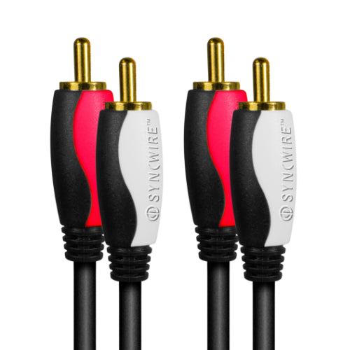 Sync SW-RCA-8M - Double Shielded Audio Interconnect Cable.  c(UL) FT-4 -  8m