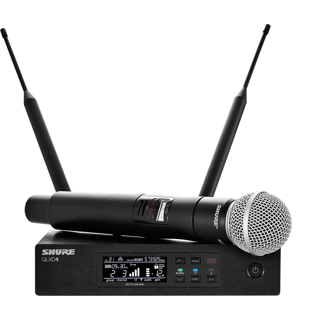 Shure QLXD24/SM58 Digital Wireless Handheld Microphone System with SM58 Capsule (X52: 902 to 928 MHz)