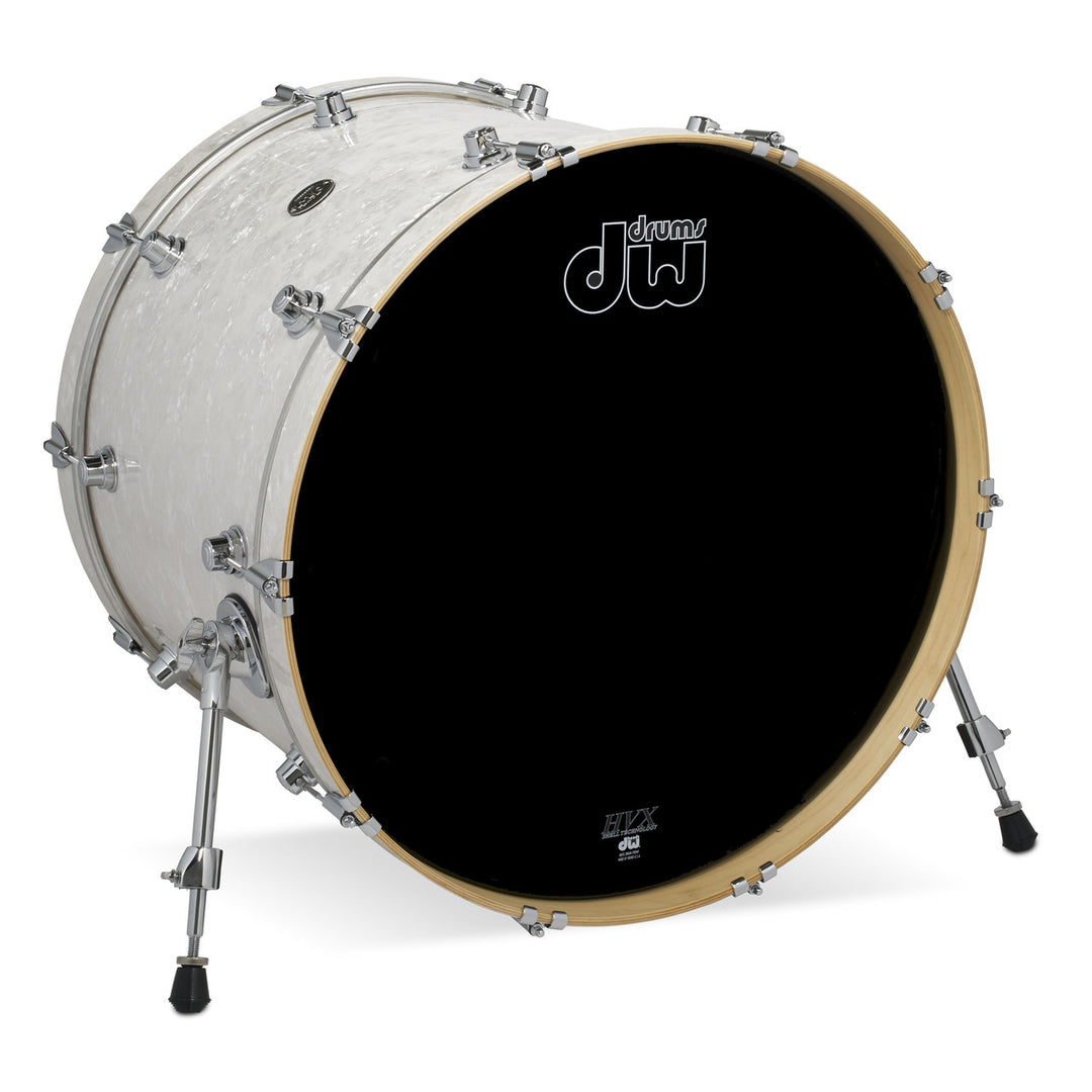 DW Performance Series Bass Drum 18x24 Finish Ply - White Marine