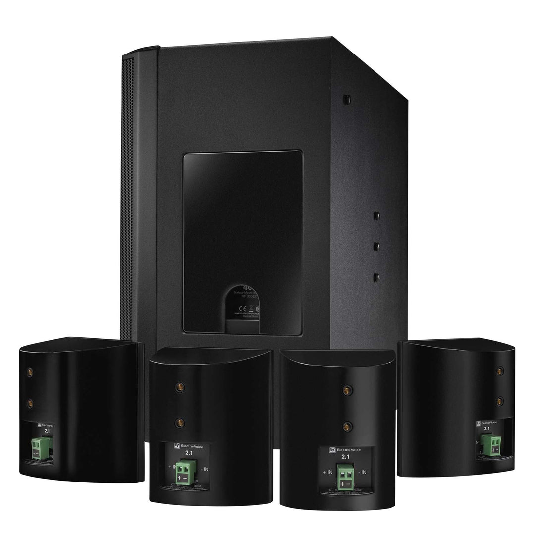 Electro-Voice EVID-S44 - Compact Speaker System w/ Sub (Black)