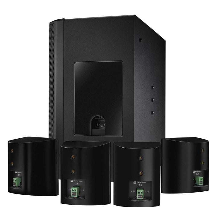 Electro-Voice EVID-S44 - Compact Speaker System w/ Sub (Black)