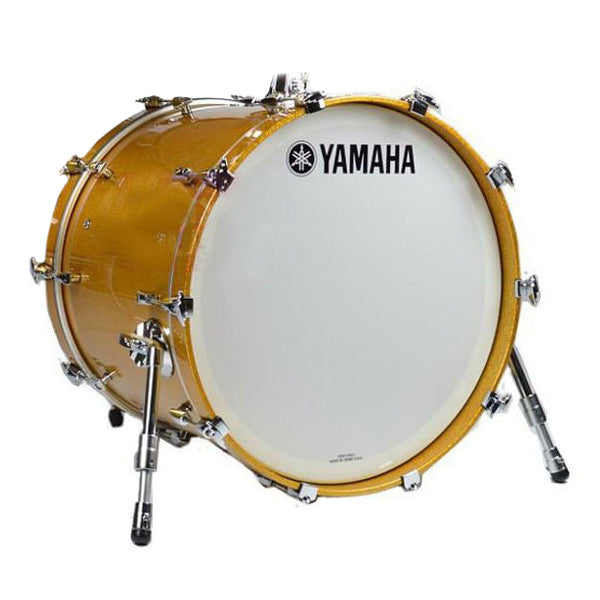 Yamaha Absolute Hybrid Maple 18” x 15” Bass Drum - Gold Champagne Sparkle