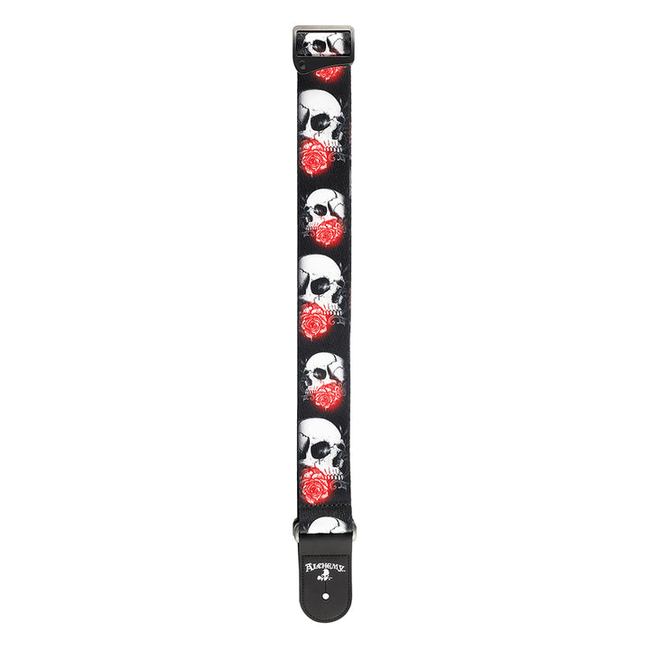 D'Addario ALCHEMY WOVEN GUITAR STRAP 50MM - LUMINOUS ROSE