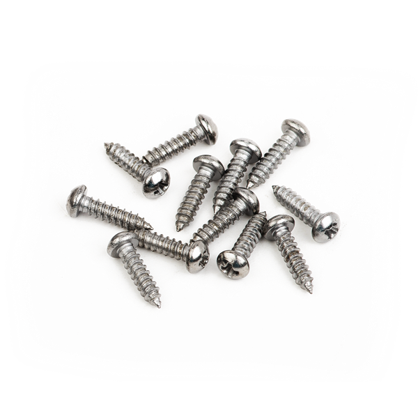 Fender American Standard/Deluxe Guitar String Tree Mounting Screws - Chrome