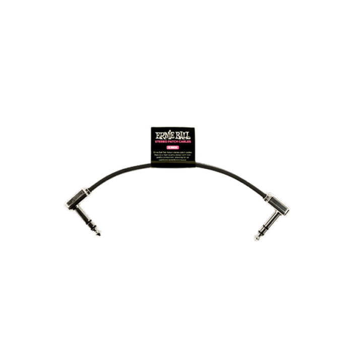 Ernie Ball Flat Ribbon Patch Cable (Single, Black)