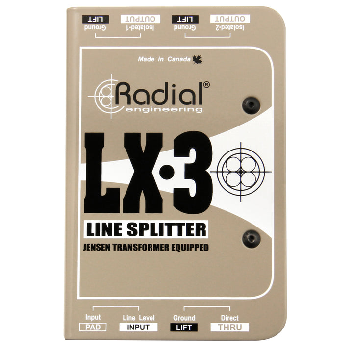 Radial LX-3 Passive Line Splitter and Attenuator