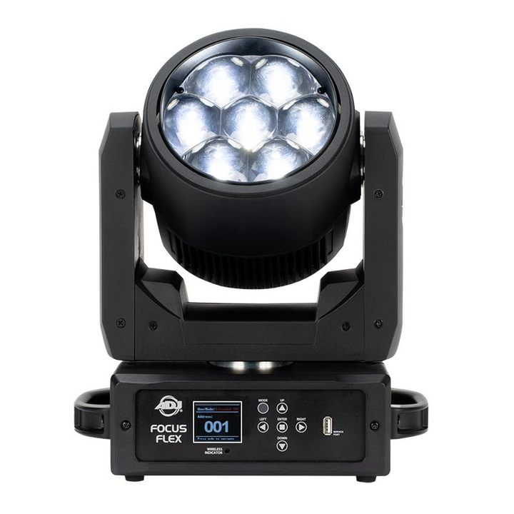ADJ Focus Flex 7x40W Moving Head Fixture - RGBW w/Motorized Zoom