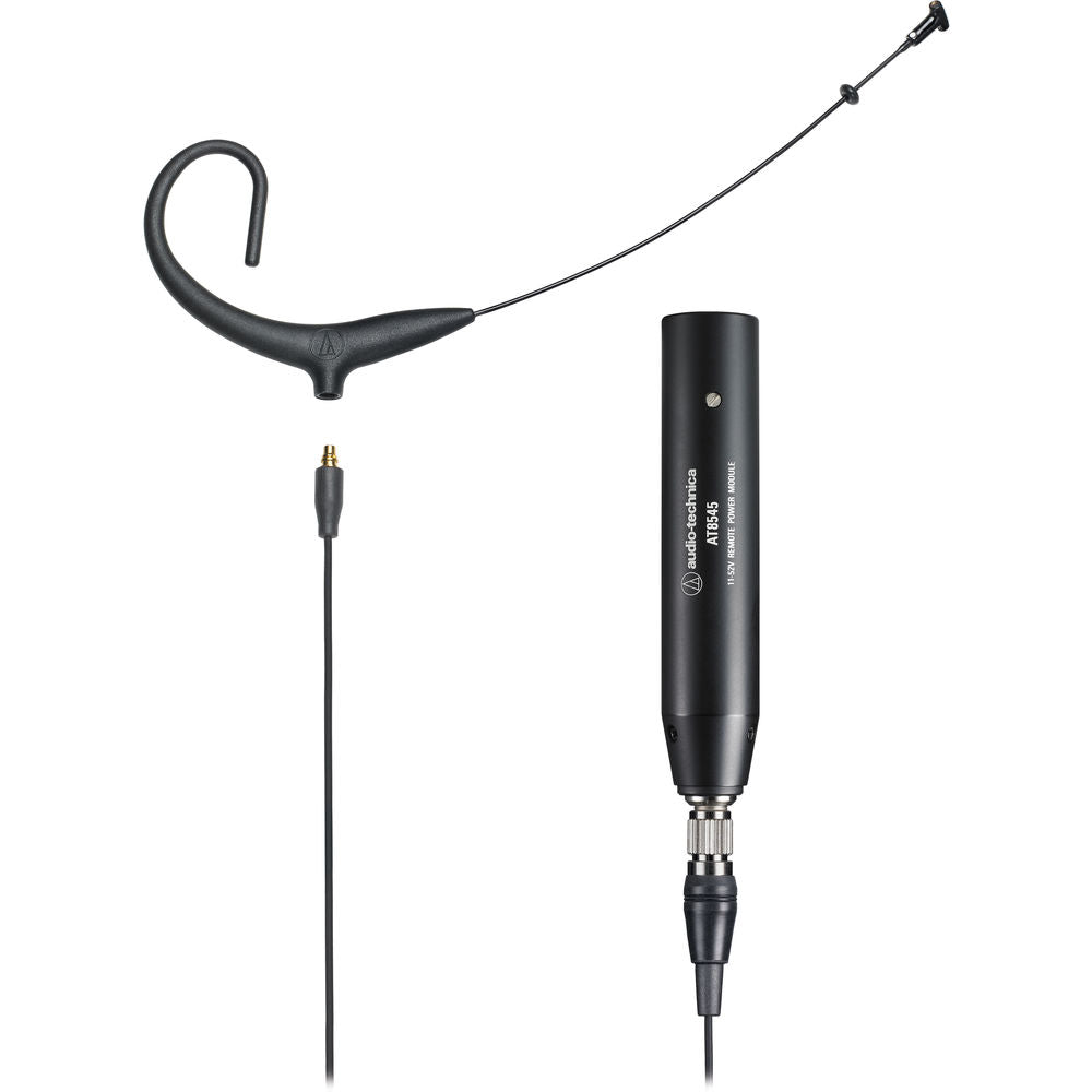 Audio-Technica BP894x MicroSet Cardioid Condenser Headworn Microphone - AT8545 Power Module (Black)