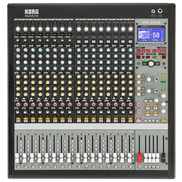 Korg MW-2408 Hybrid Analog Digital Mixer 24-Channels