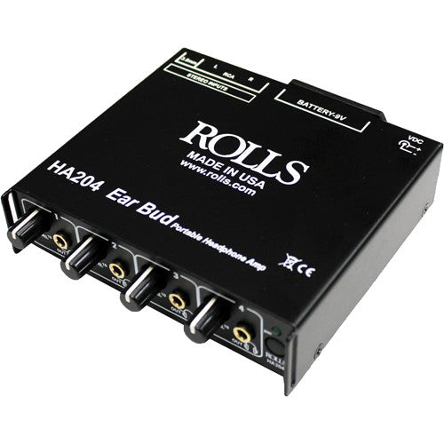 Rolls HA204P 4 CH Portable Headphone Amp