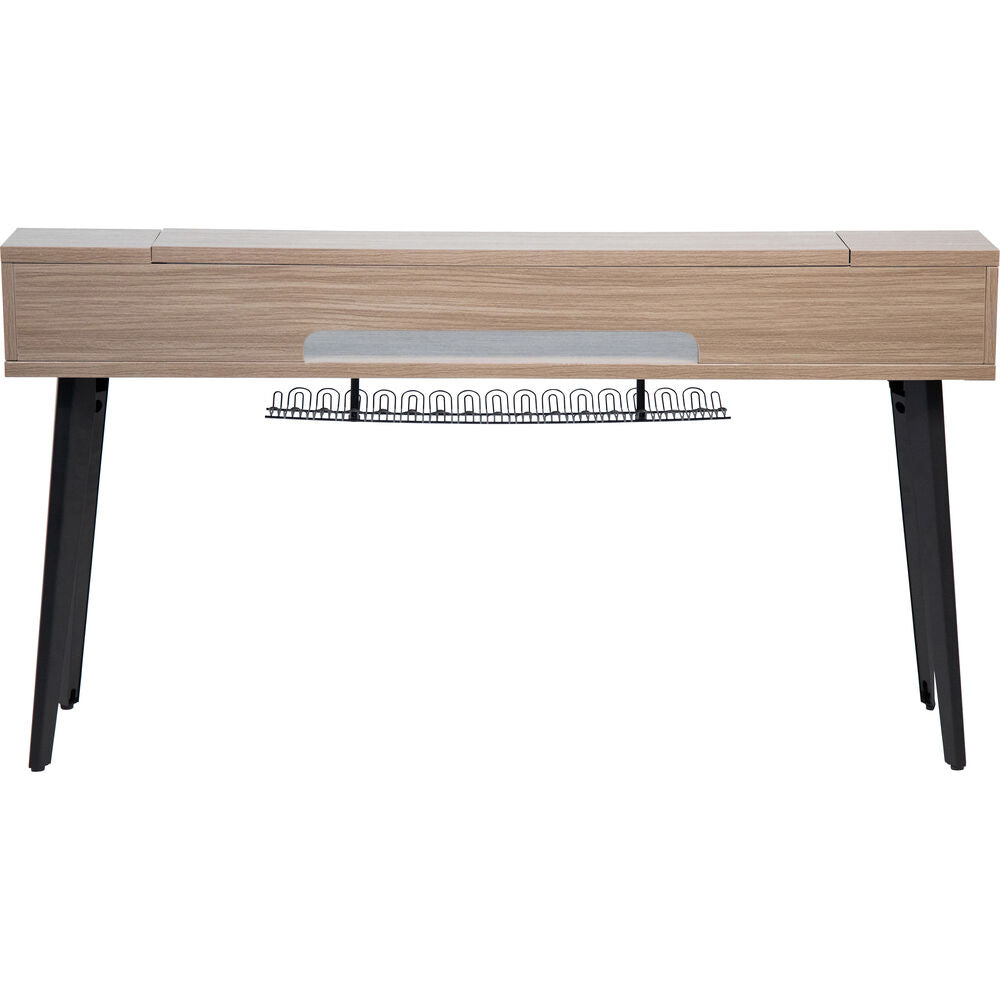 Gator Elite Furniture Series 88-Note Keyboard Table - Driftwood Gray