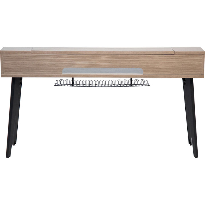 Gator Elite Furniture Series 88-Note Keyboard Table - Driftwood Gray