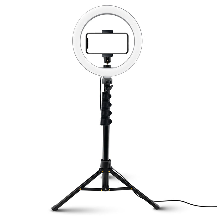 Mackie mRING-10 3-Color Ring Light Kit w/ Stand & Remote - 10"
