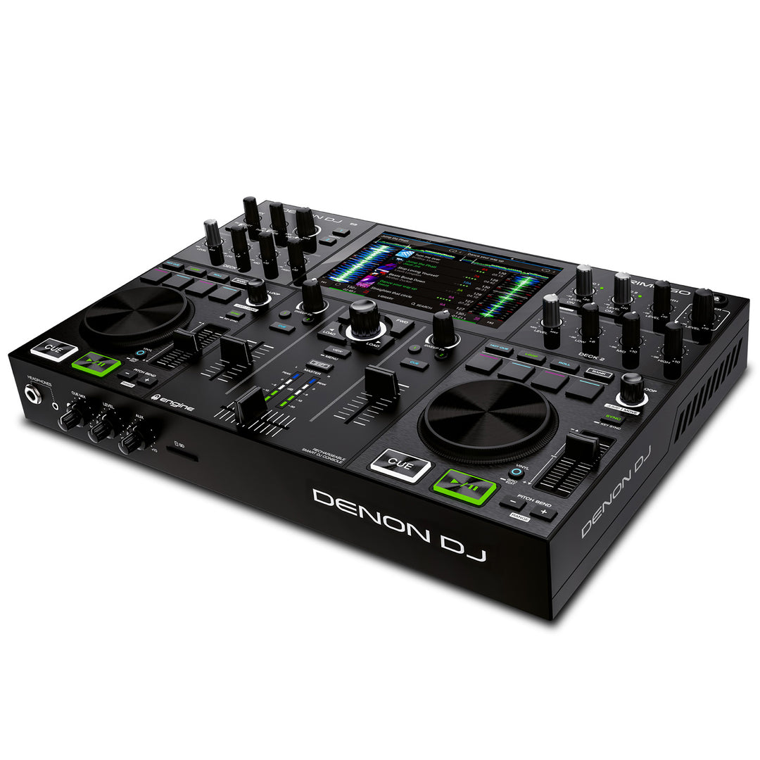 Denon PRIME GO Rechargeable Smart DJ 2-Deck Console w/ 7'' Touchscreen