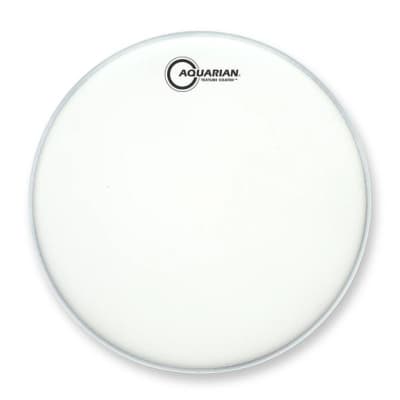 Aquarian TCREF14W Texture Coated Reflector Snare Batter Drumhead/White