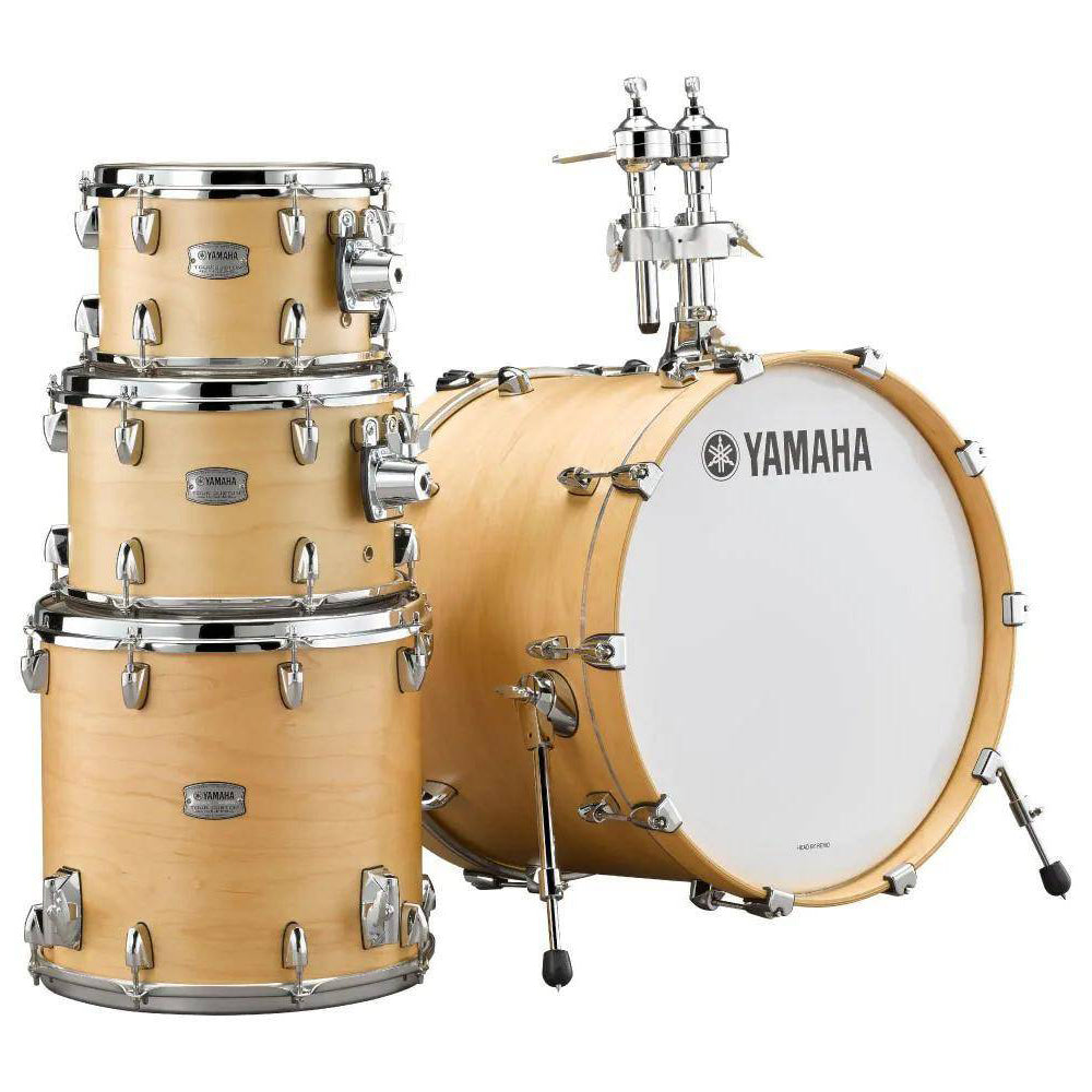 Yamaha Tour Custom Maple 4-Piece Shell Pack 22” Bass Drum (No Snare) - Butterscotch Satin