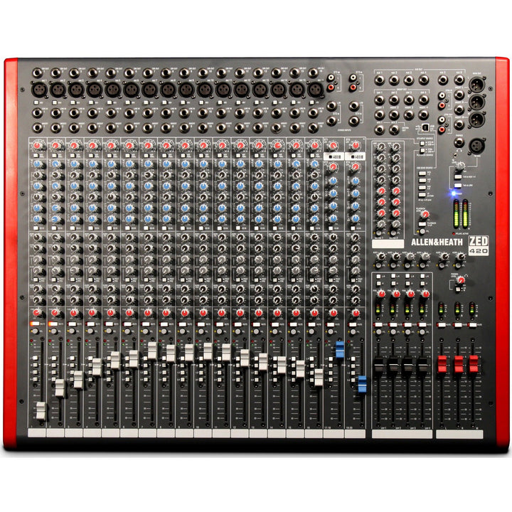 Allen & Heath ZED-420 4-Bus Mixer - 16 Mono / 2 Stereo with USB