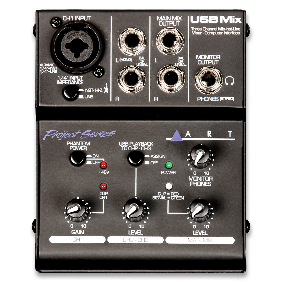 ART MINI USB RECORDING MIXER