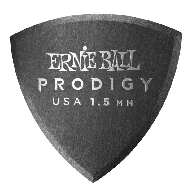 Ernie Ball Guitar Picks Prodigy (Bag of 6) Black 1.5mm - Shield