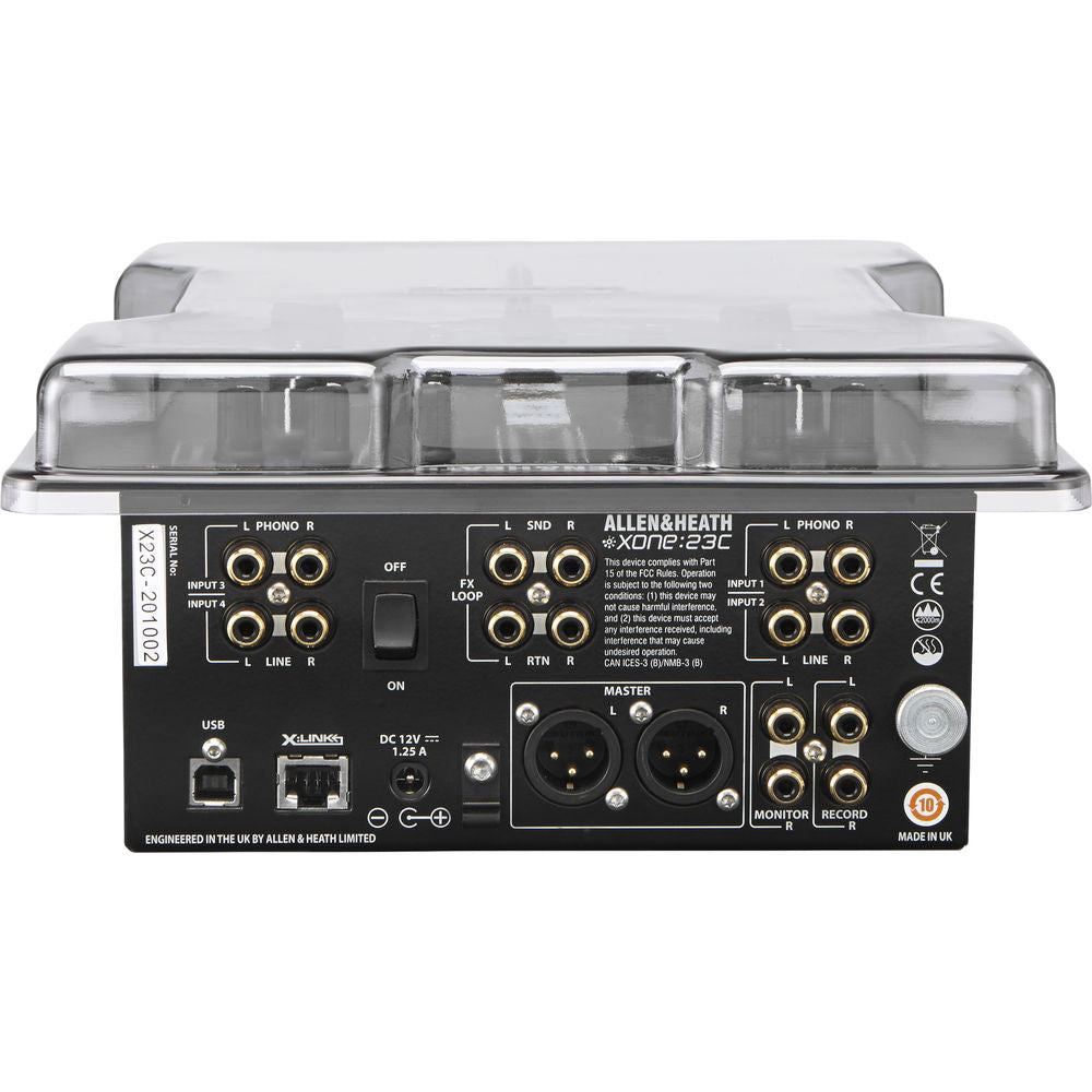 Decksaver Dust Cover for Allen & Heath Xone 23 DJ Mixer