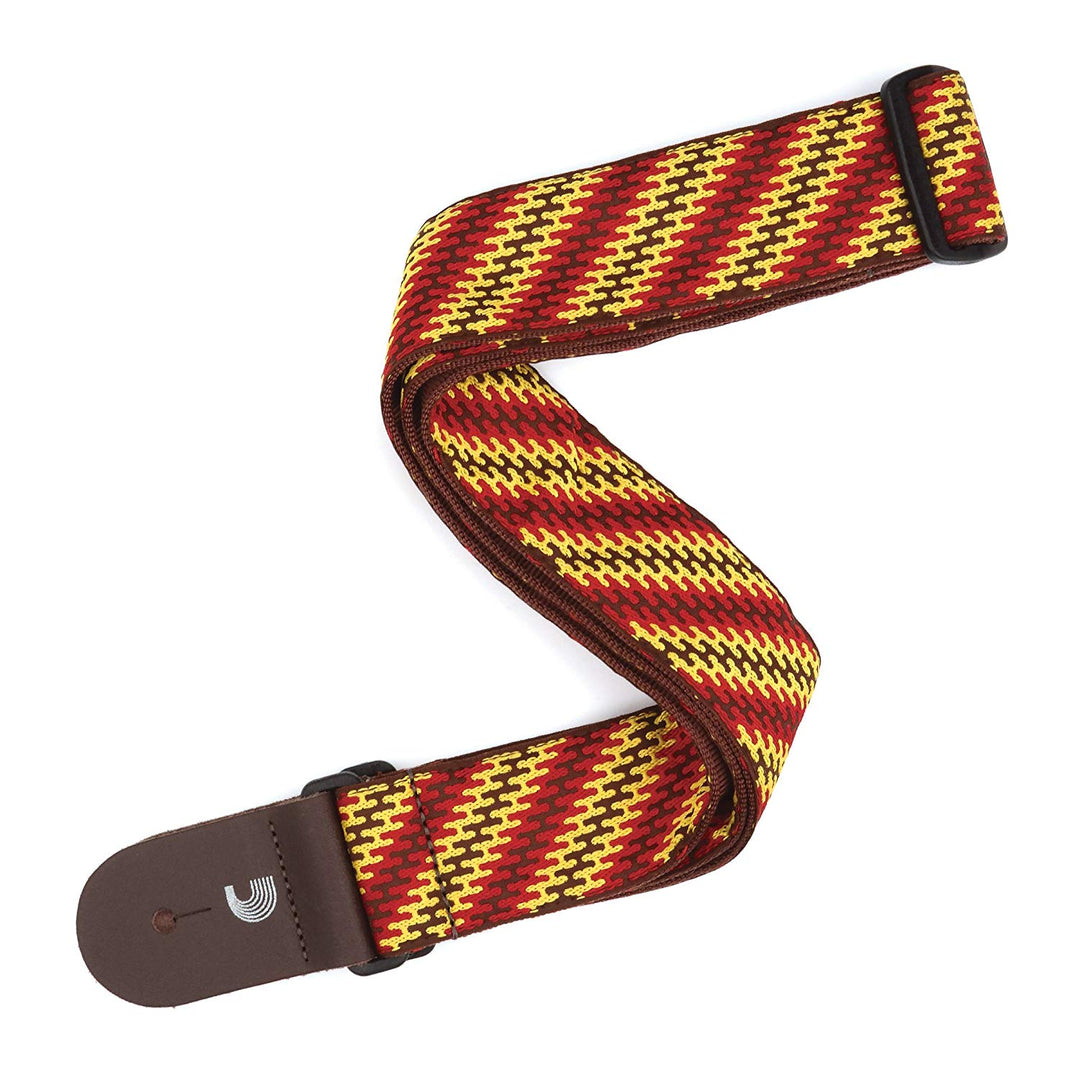 D'Addario T20W1501 - 2'' GUITAR STRAP, DIAG MONTEREY