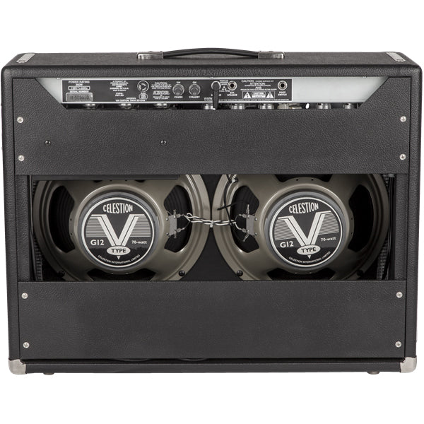 Fender '68 Custom Twin Reverb Guitar Combo Amplifier - Black & Silver