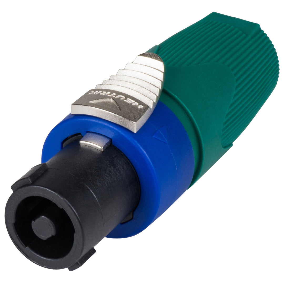 Neutrik NL4FX-5 - Green SPX Speakon Connector -4 Pole 50 Amp Version