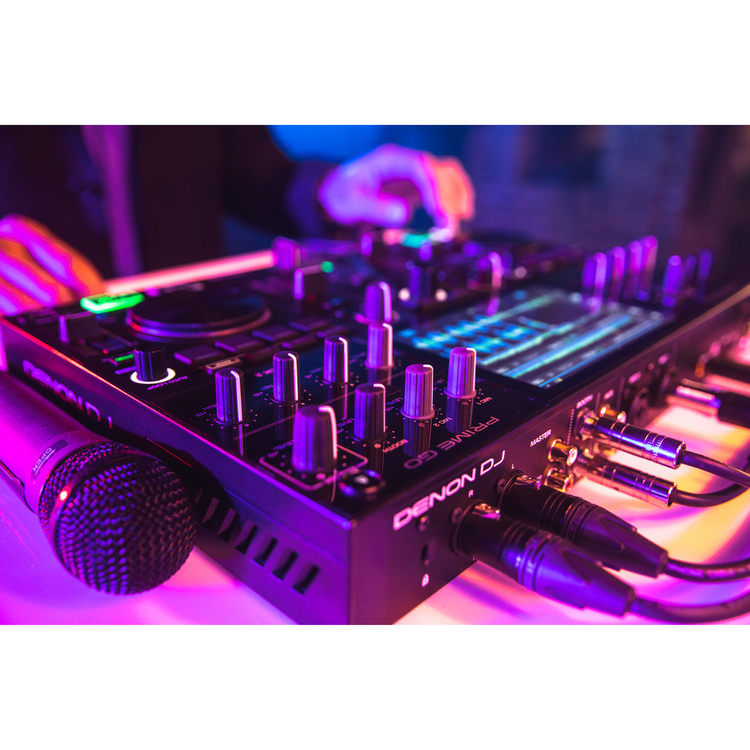 Denon PRIME GO Rechargeable Smart DJ 2-Deck Console w/ 7'' Touchscreen