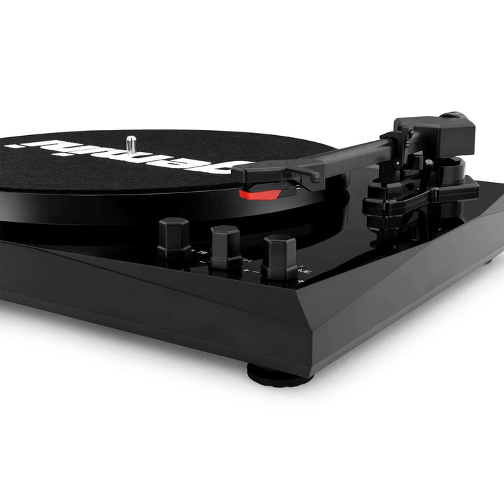 Gemini TT-900 Modern Bluetooth Turntable System with Stereo Speakers - Black / Black