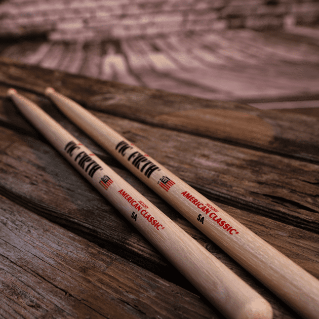 Vic Firth American Classic 5A Drumsticks (Hickory/Wood Tip)