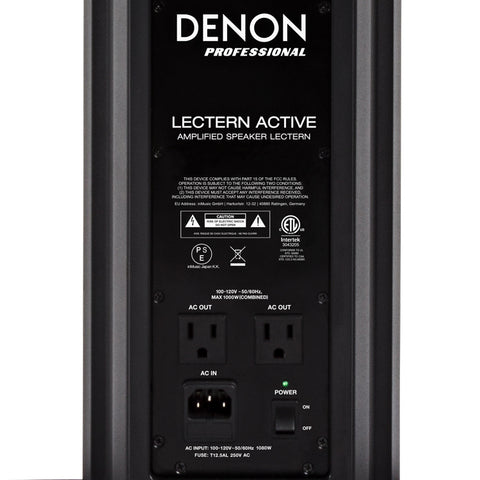 Denon Lectern Active Podium w/ Speaker, Microphone & Mixer (RENTAL)