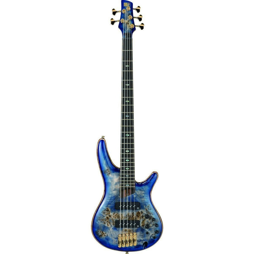 Ibanez SR2605CBB SR Premium 5-String Electric Bass w/Bag - Cerulean Blue Burst