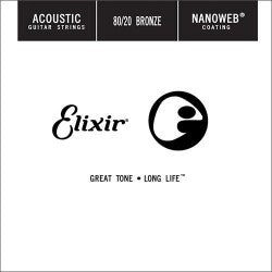 Elixir 15125 Acoustic String NANOWEB Coated .024