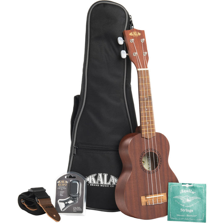 Kala Soprano KA-15 Series Ukulele Bundle