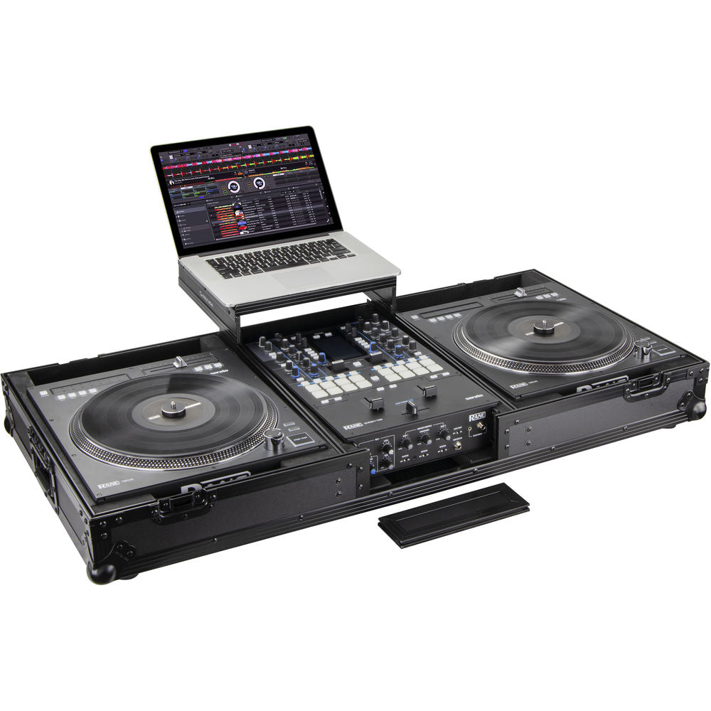 Odyssey FZGSRANE1272W Flight Zone Glide Style DJ Coffin Case for Rane Twelve and Seventy-Two - Black Label