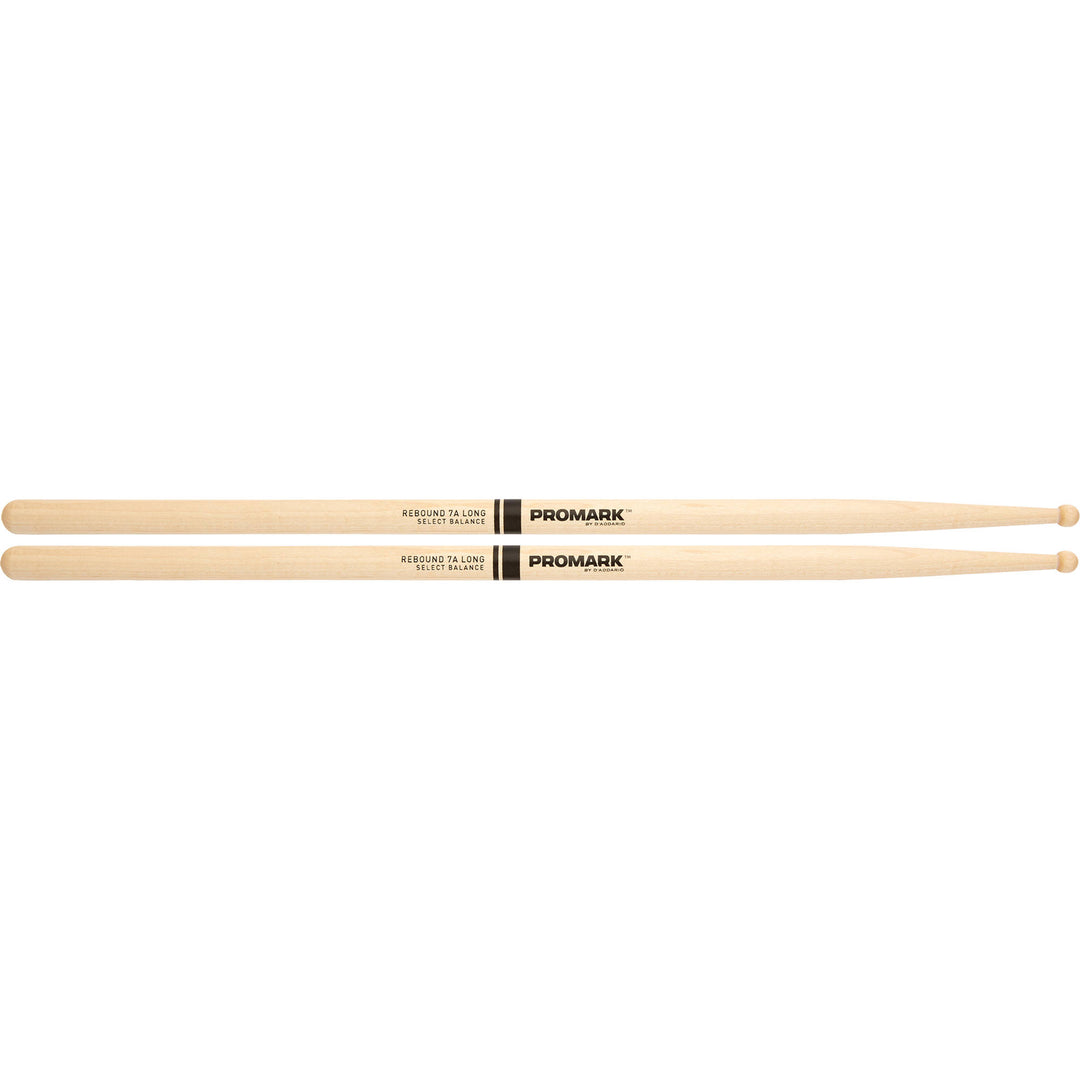 Promark RBM535LRW -Pro Mark Maple Rebound 7A Long 5.35 Maple Acorn Tip Drumsticks