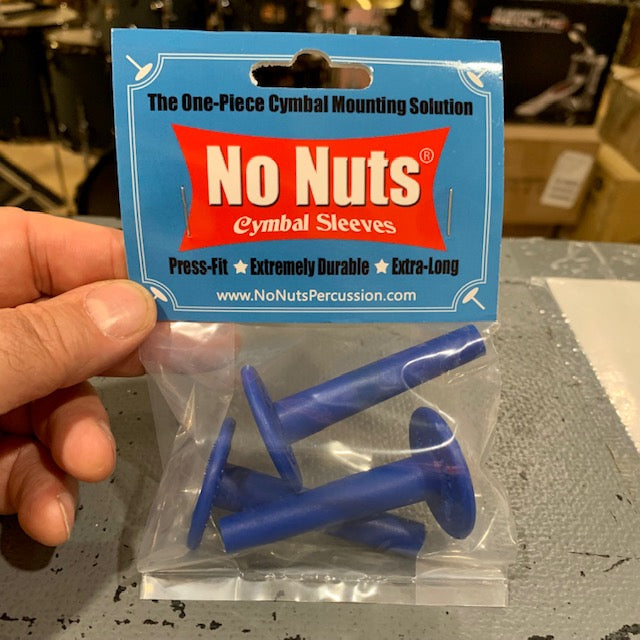 No Nuts 5005-No Nuts Cymbal Sleeves Blue ( 3- Pack)