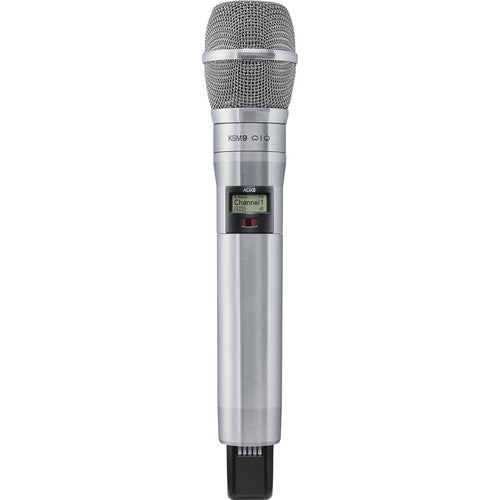 Shure ADX2/K9N-G57 Digital Handheld Wireless Microphone Transmitter with KSM9 Capsule 470 to 616 MHz - Nickel