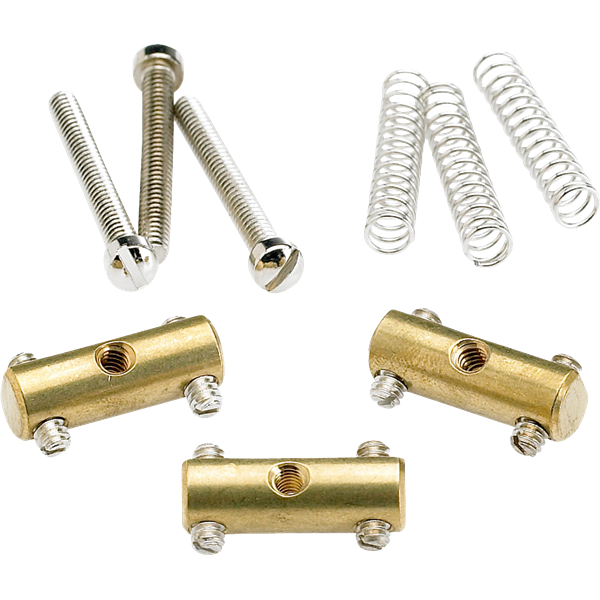 Fender Pure Vintage '52 Telecaster Saddle Kit - Brass